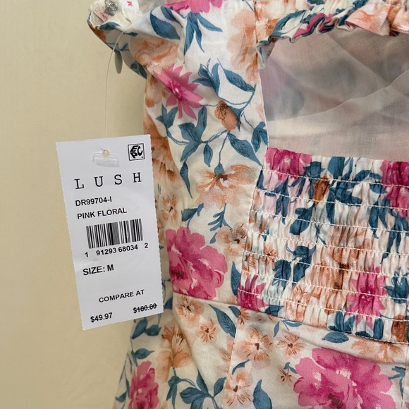 Lush Floral Bubble Dress - Picture 5 of 8